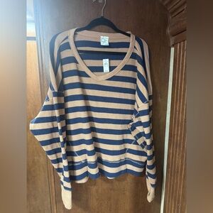 Over sized waffle knit